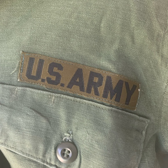 VTG US Army Shirt 15 1/2 x 3? - Picture 3 of 10